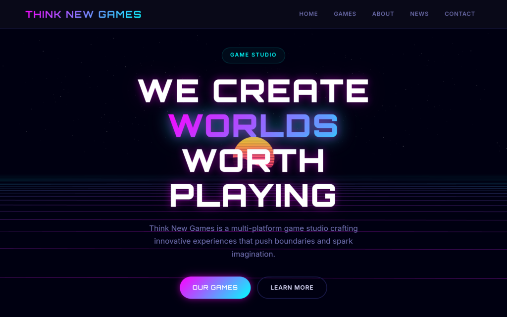 ThinkNewGames.com screenshot